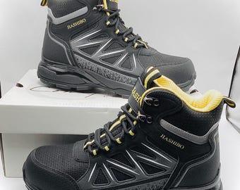 Stivali da lavoro da donna Jashibo taglia 7 con punta in acciaio (NUOVI)