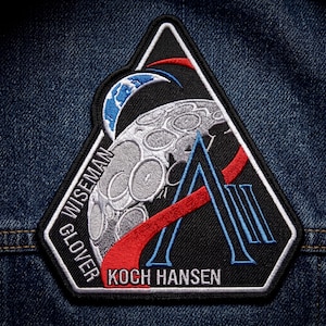 Embroidery Patch Artemis II NA/SA Space Program Mission Patch 5-8 Inches