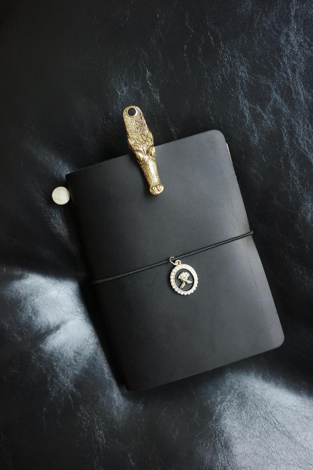 Personalized Pocket Size Journal With Charms, Custom Journal Charms ...