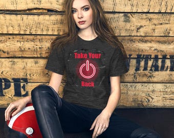 Chemise arrière Take Your Power | t-shirt graphique inspirant | Chemise unisexe motivante | Vêtements pour un état d'esprit positif | Idée cadeau