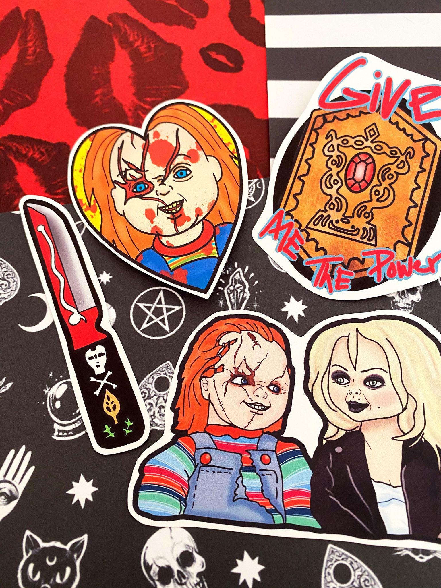Chucky Sticker Pack - Etsy