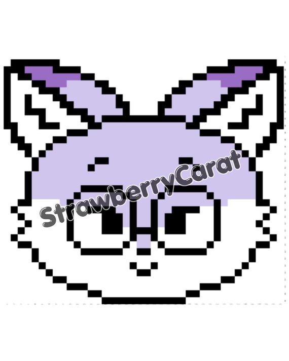 Foxdungee Pixel Graph Miniteen Seventeen Wonwoo DIGITAL FILE ONLY