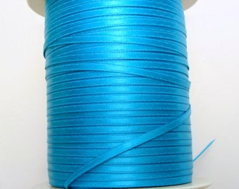5 8 double faced satin ribbon turquoise etsy