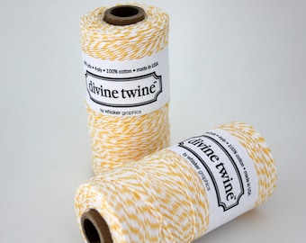 Bakers Twine - Lemon Divine Twine - 20 yards