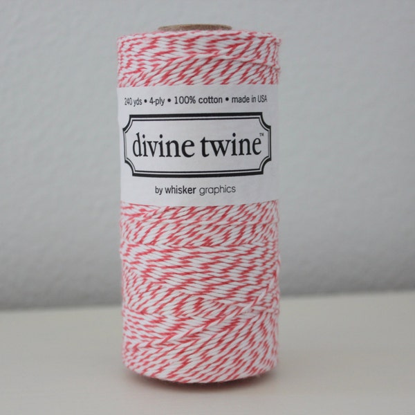 Baker's Twine - Divine Twine - 20 yards of Coral