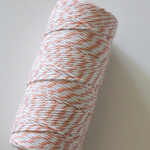 Chunky Baker's Twine - Orange Baker's Twine 10 yards - Cotton Bakers Twine - Baking Supplies - Craft Supplies
