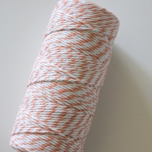 Cotton Chunky Baker&#39;s Twine: 10 Yards - Peach