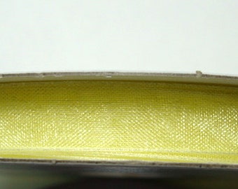 3/8" Organza Ribbon - Baby Maize - 25 yard Spool