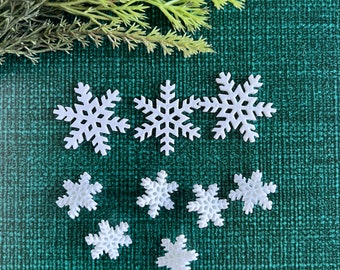 Christmas Buttons - Snowflake Buttons - Holiday Trims