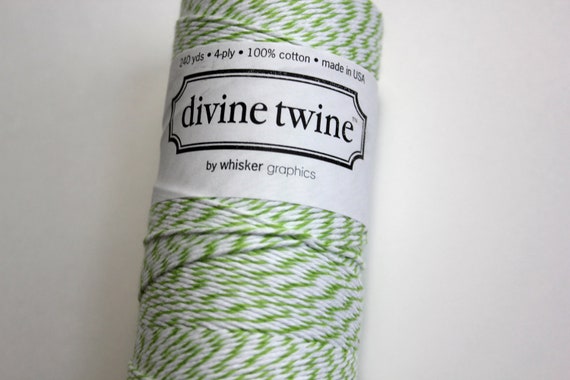 Baker's Twine Green & White