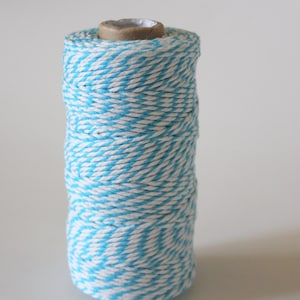 Cotton Chunky Baker&#39;s Twine: 10 Yards Turquoise
