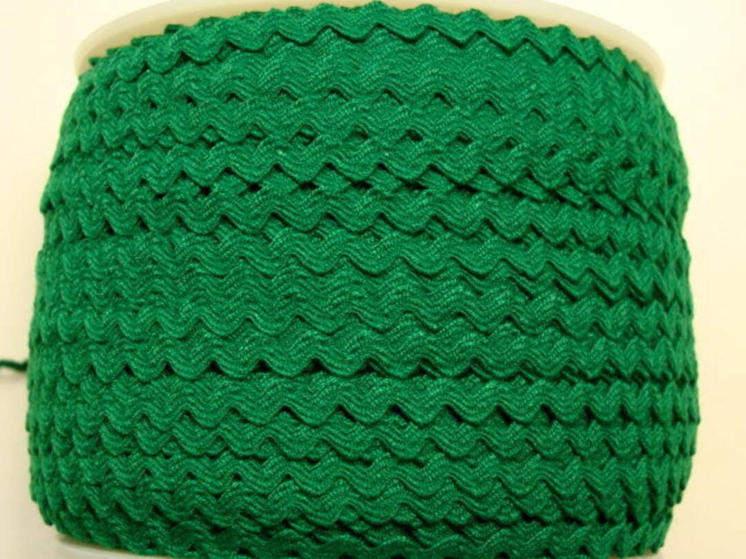 7/32z' Polyester Rick Rack Trim - Emerald Green - Etsy