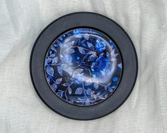 Dark Blue Rose Magsafe Phone Grip (Gothic Floral Accessory)
