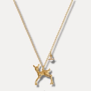 Handmade Nana Anime Deer Pendant Saturn Drop Necklace - Etsy