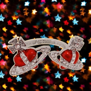 Vivienne Westwood Diamante Heart - Etsy