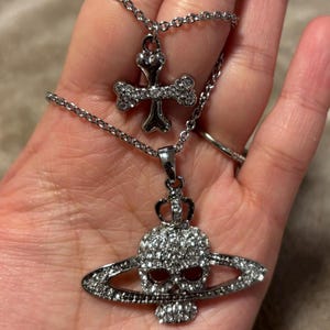 Vivienne westwood skull necklace - Etsy 日本