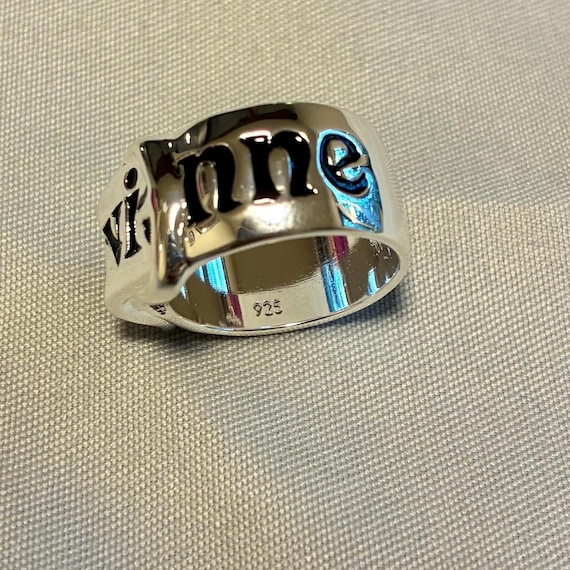 Nana Anime Cosplay Armour Ring Open Back Silver/black - Etsy