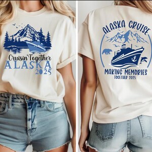 Alaska Cruise 2025 T-Shirt: Matching Family Vacation Tee