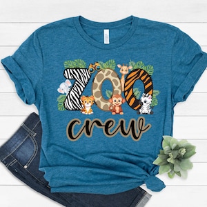 Zoo Crew Family Matching Shirt: Animal Birthday Party Tee image 3
