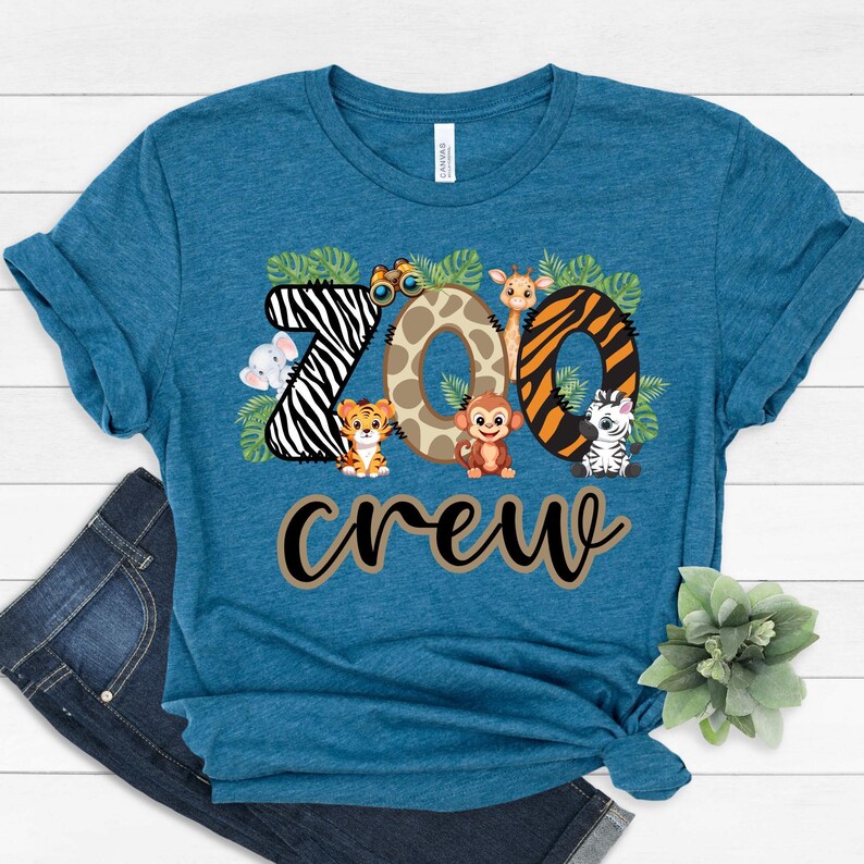 Zoo Crew Family Matching Shirt: Animal Birthday Party Tee image 3