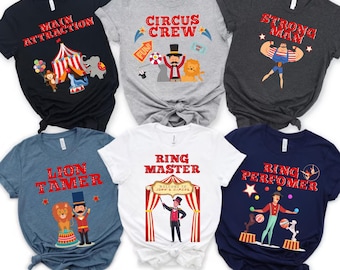 Personalized Circus Birthday Shirt: Carnival Family Matching Tees