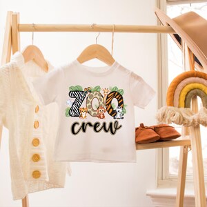 Zoo Crew Family Matching Shirt: Animal Birthday Party Tee image 4