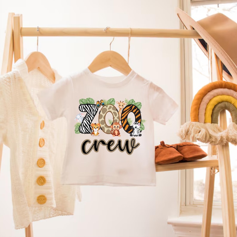 Zoo Crew Family Matching Shirt: Animal Birthday Party Tee image 4