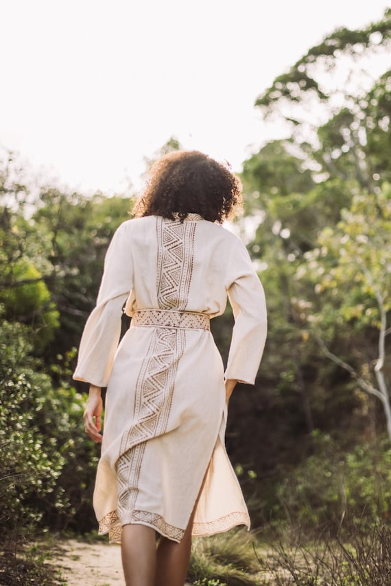 earthy boho dress Earthy Solstice Boho Bell Sleeve Maxi Dress Regular