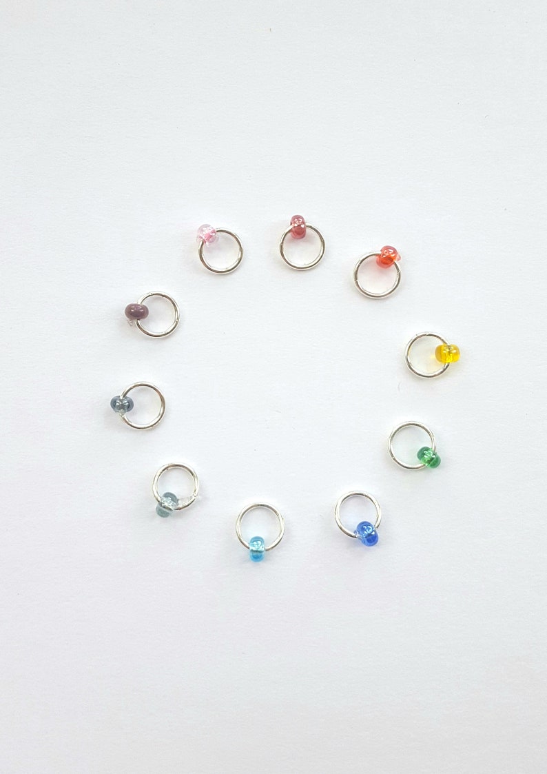 Skull Stitch Marker Set Halloween Stitch Marker Progress Etsy