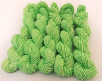 Neon Mini Skein | 10g Mini Skein | sock mini skein | Gifts for Knitters | sock yarn