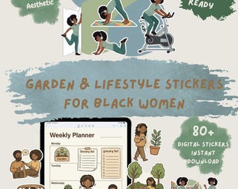 Essential Daily Sticker Set featuring Black Girls | ASD, ADHD, Sensory Support