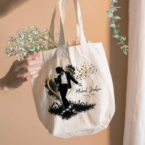 Michael Jackson Tote Bag - Etsy
