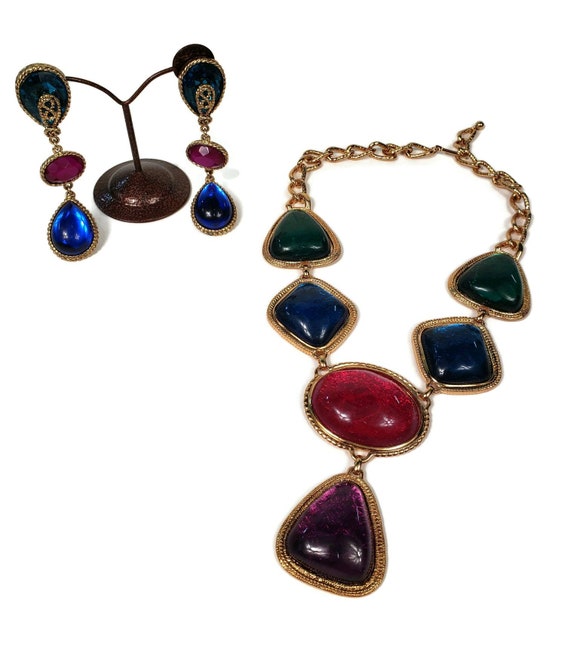 Ellen Designs Grand Statement Dangle Earrings - image 2