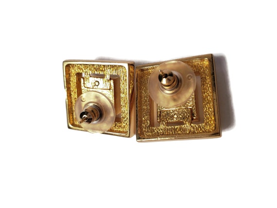 Unsigned Dior Amethyst Earrings - image 5