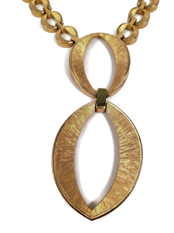 1960s DOrlan gold Figure eight Choker Necklace - image 4