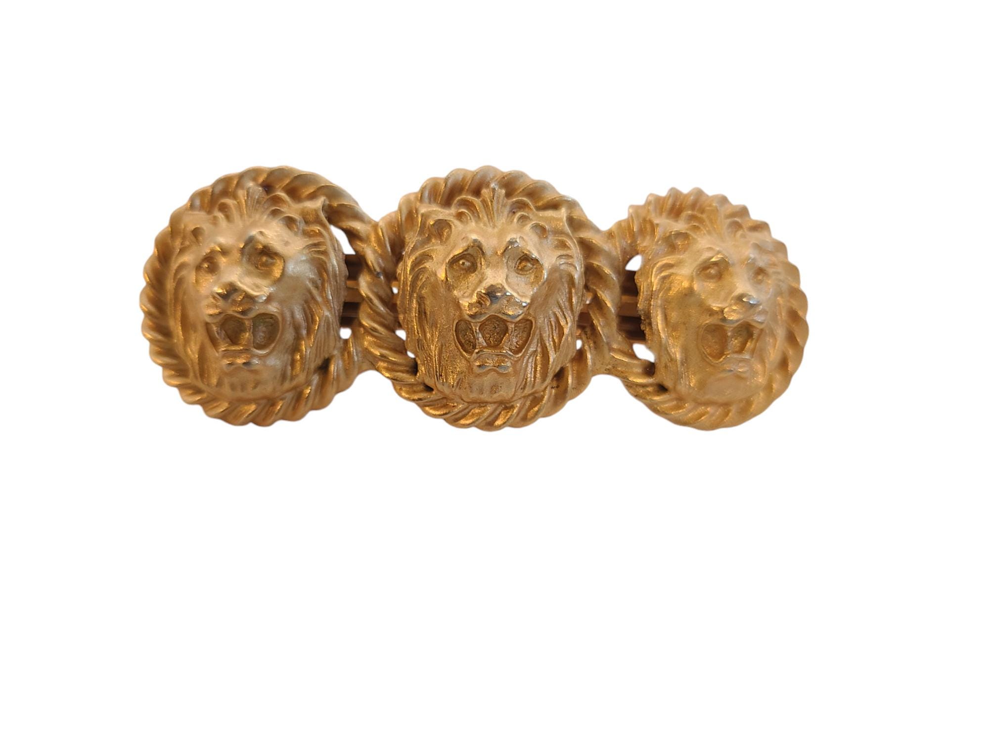 VINTAGE ANNE KLEIN BARRETTE AK ANNE KLEIN アンクライン 海外製 バレッタ ゴールドカラー  main image 4
