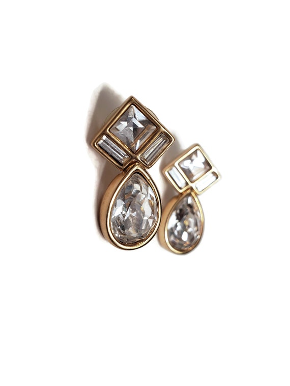 Swarovski Swan Crystal Dangle Earrings - image 2