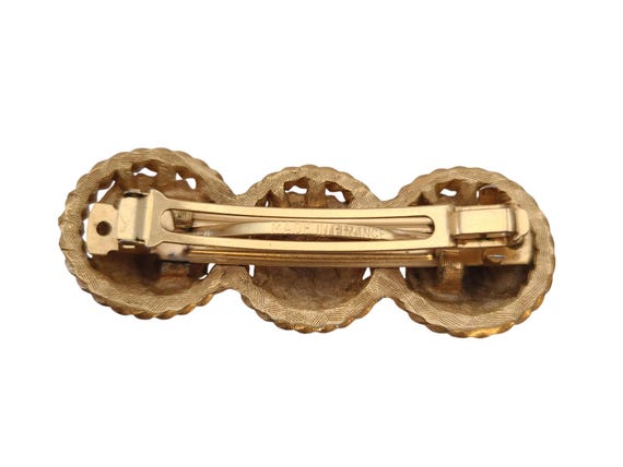 Anne Klein Triple Lion Hair Clip - Etsy display picture 3
