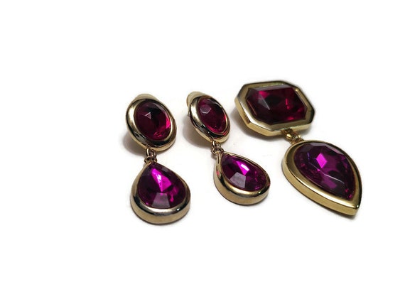 Kenneth J Lane Brooch and Earrings Set - image 3