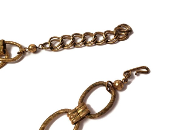 Early unsigned Miriam Haskell Flower Choker - image 7