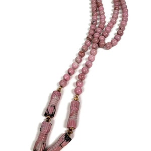 Magnificent Large Rhodonite necklace
