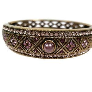 Heidi Daus Pink Purple Clamper Bracelet