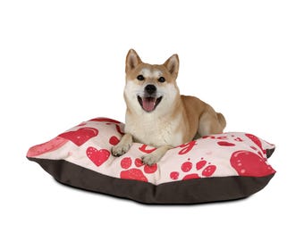 Valentine and hearts for Pet Bed