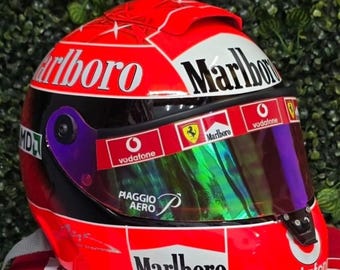Michael Schumacher Formula 1 helmet full size 2000 Ferrari - Etsy 日本