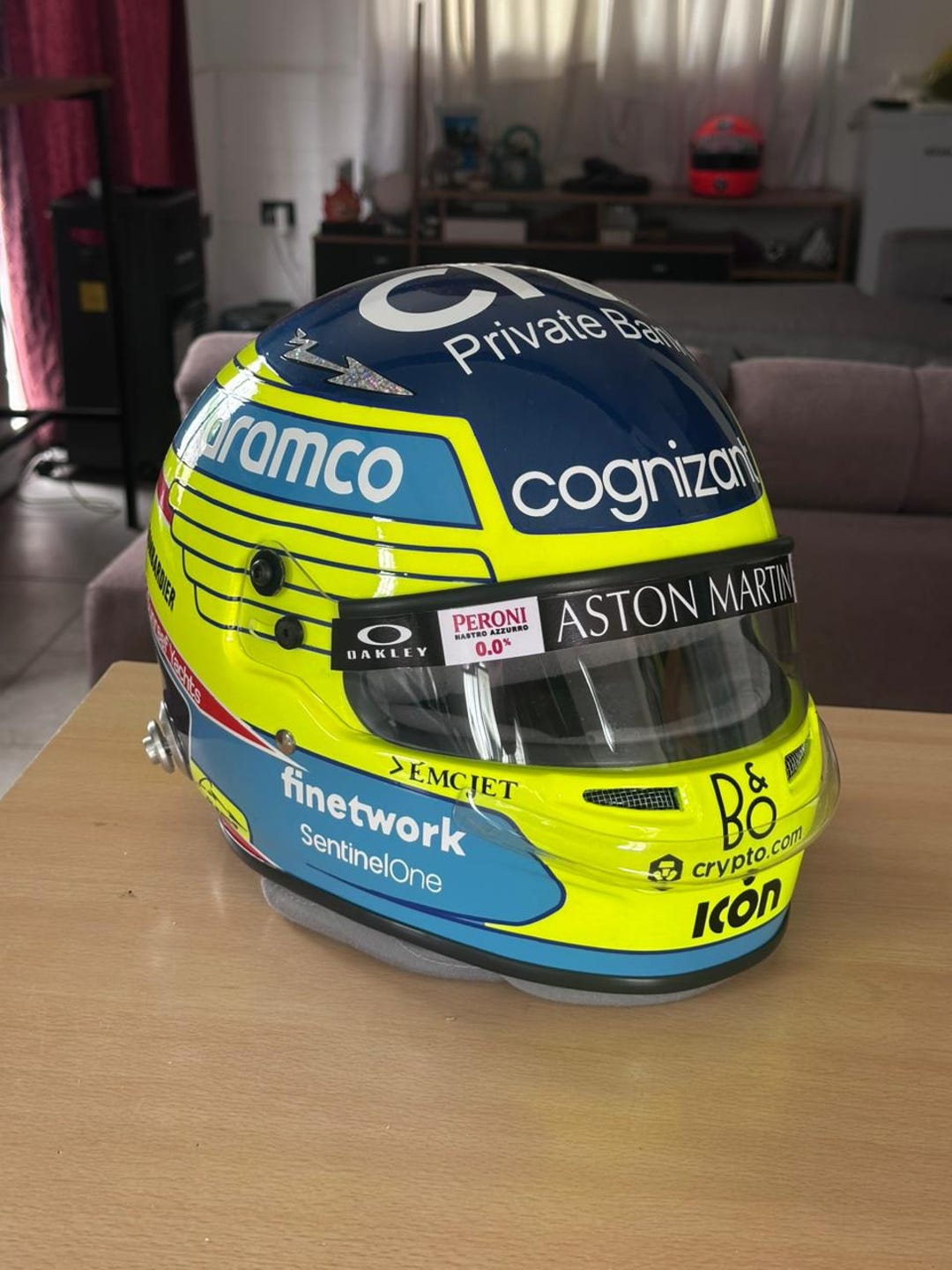 フェルナンド・アロンソ レプリカヘルメット #14 2023 | アストン