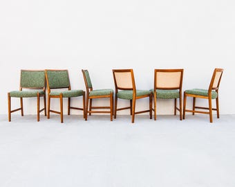 4 Benny Linden Teak Arm Dining Chairs - Etsy