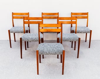 Restored 1970s Solid Teak Scandinavian Dining Chairs by Svegards
