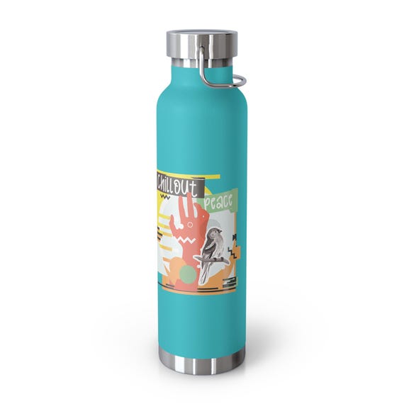 Chill Out Peace Graphic Water Bottle | 22oz Vacuum Insulated