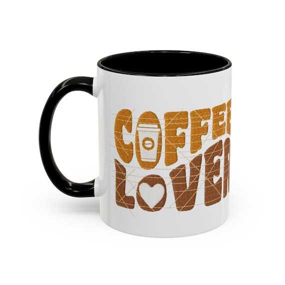 Coffee Lover retro typography Mug | 11oz 15oz
