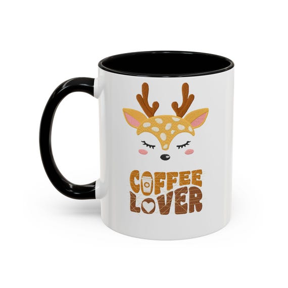 Cute Giraffe Coffee Mug | Animal Illustration Accent Mug